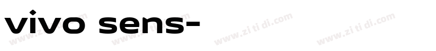 vivo sens字体转换